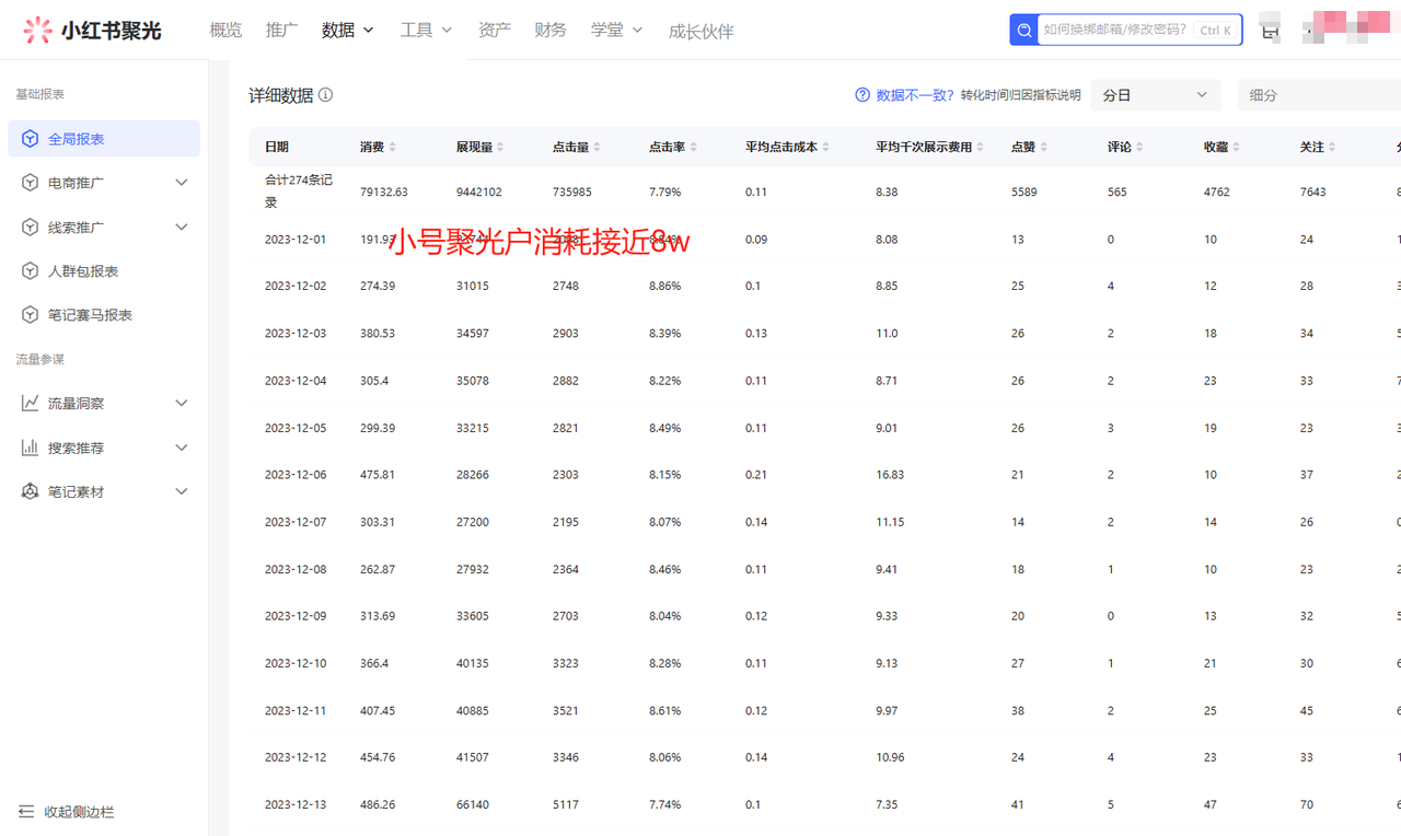 一人公司，用小红书聚光投放，一年时间，从小红书加了4W客户，深度复盘！-项目村